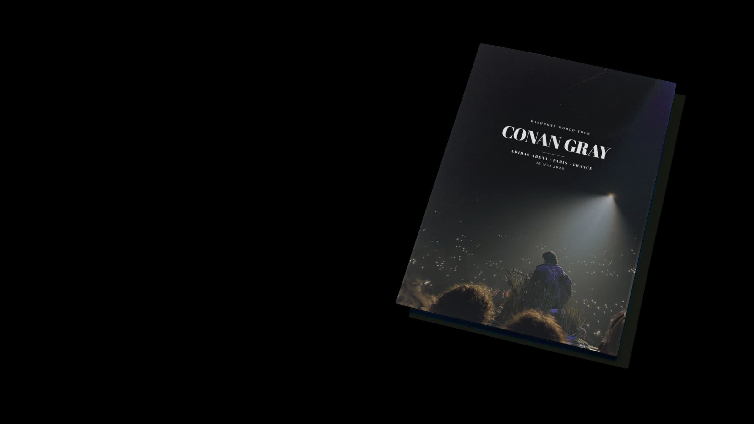 Affiche de concert Conan Gray imprimée sur Dibond